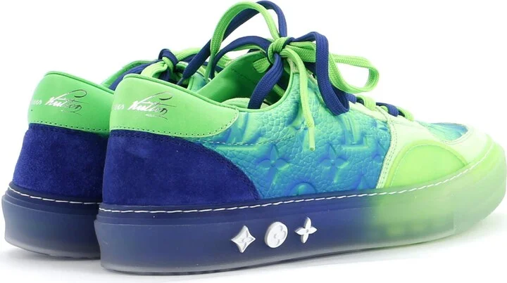 Louis Vuitton Men's LV Ollie Sneakers Limited Edition Illusion Monogram Taurillon Leather - Image 3