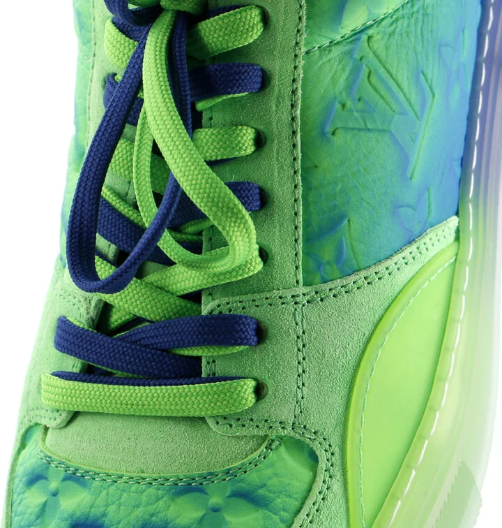 Louis Vuitton Men's LV Ollie Sneakers Limited Edition Illusion Monogram Taurillon Leather - Image 5