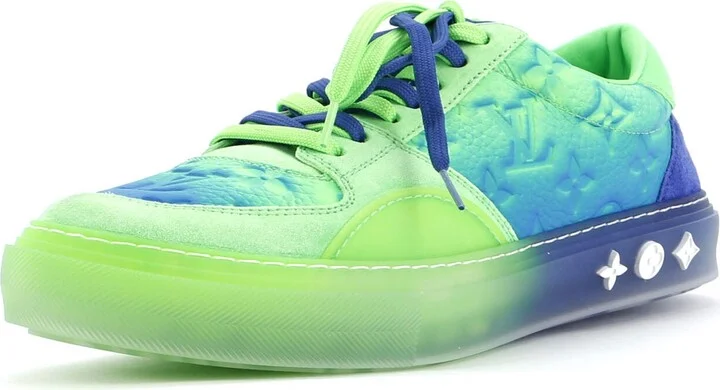 Louis Vuitton Men's LV Ollie Sneakers Limited Edition Illusion Monogram Taurillon Leather
