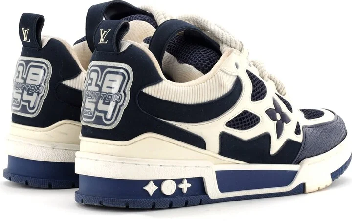 Louis Vuitton Men's LV Skate Sneakers Technical Mesh with Leather and Suede - Image 3