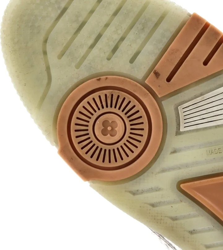 Louis Vuitton Men's LV Trainer Sneakers Monogram Embossed Metallic Leather - Image 6