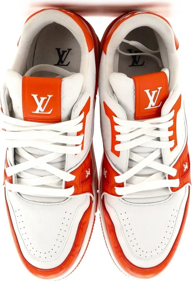 Louis Vuitton Men's LV Trainer Sneakers Monogram Taigarama and Leather - Image 2
