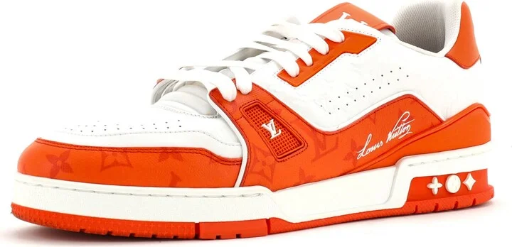 Louis Vuitton Men's LV Trainer Sneakers Monogram Taigarama and Leather