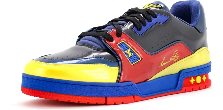 Louis Vuitton Men's LV Trainer Sneakers Patent
