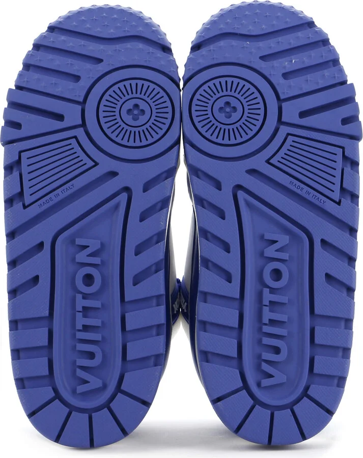 Louis Vuitton Men's Maxi Trainer Sneakers Leather and Fabric - Image 4