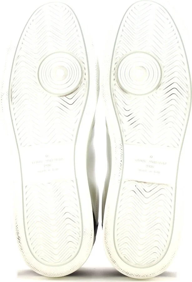 Louis Vuitton Men's Rivoli Low-Top Sneakers Leather with Monogram Canvas - Image 4