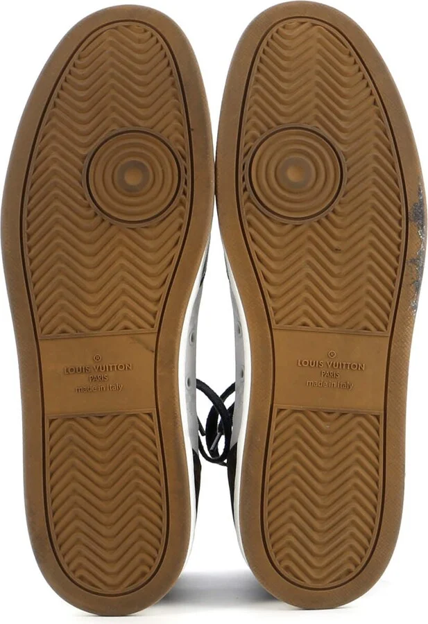 Louis Vuitton Men's Rivoli Sneaker Boots Monogram Canvas with Leather - Image 4