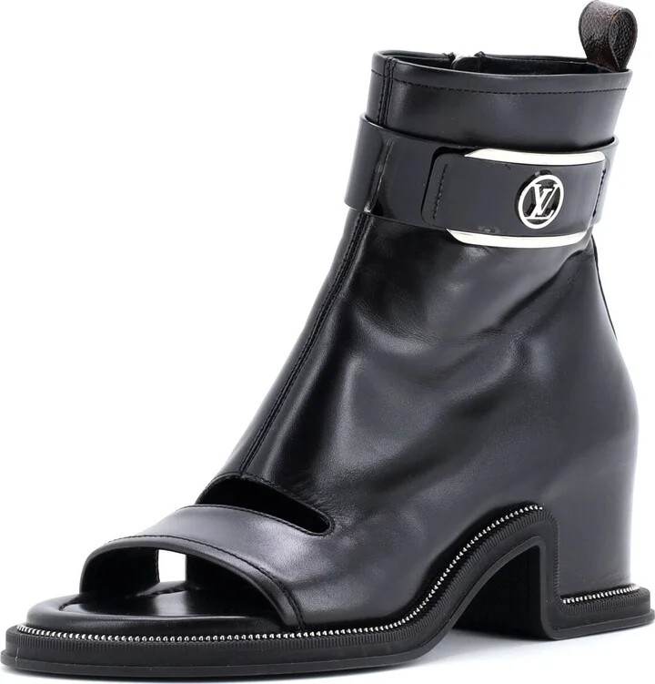 Louis Vuitton Womenâs Moonlight Ankle Boots Leather