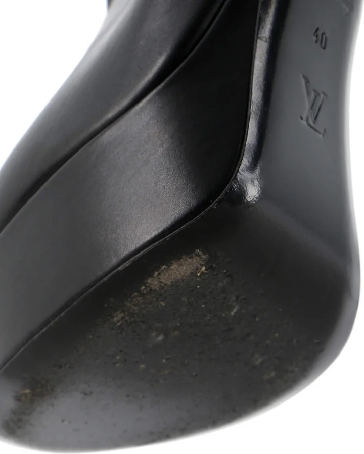 Louis Vuitton Women's Afterglow Platform Ankle Boots Leather with Monogram Canvas - Image 5