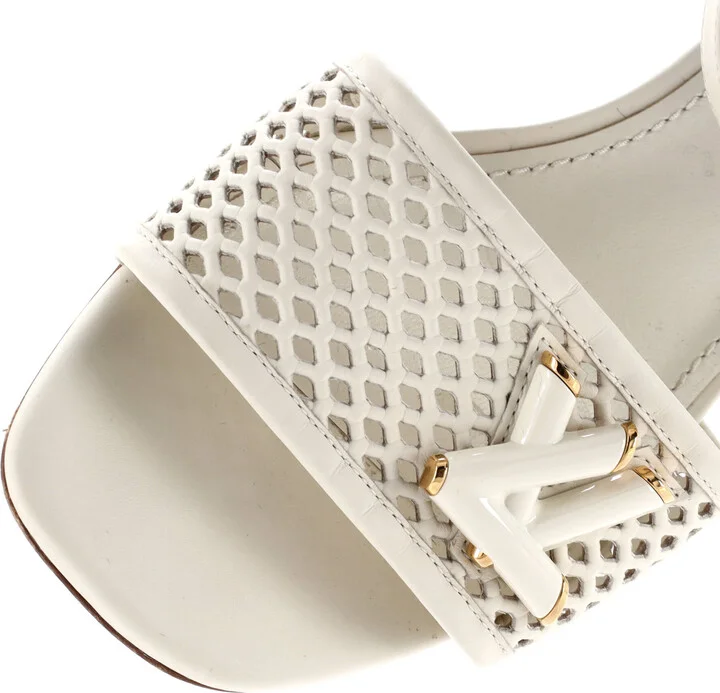 Louis Vuitton Women's Block Heel Shake Sandals Leather - Image 5