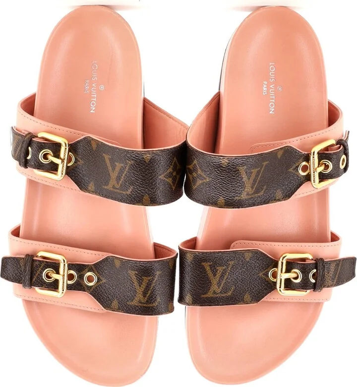 Louis Vuitton Women's Bom Dia Flat Mules Monogram Canvas - Image 2