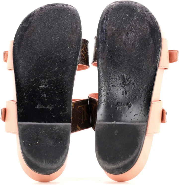Louis Vuitton Women's Bom Dia Flat Mules Monogram Canvas - Image 4