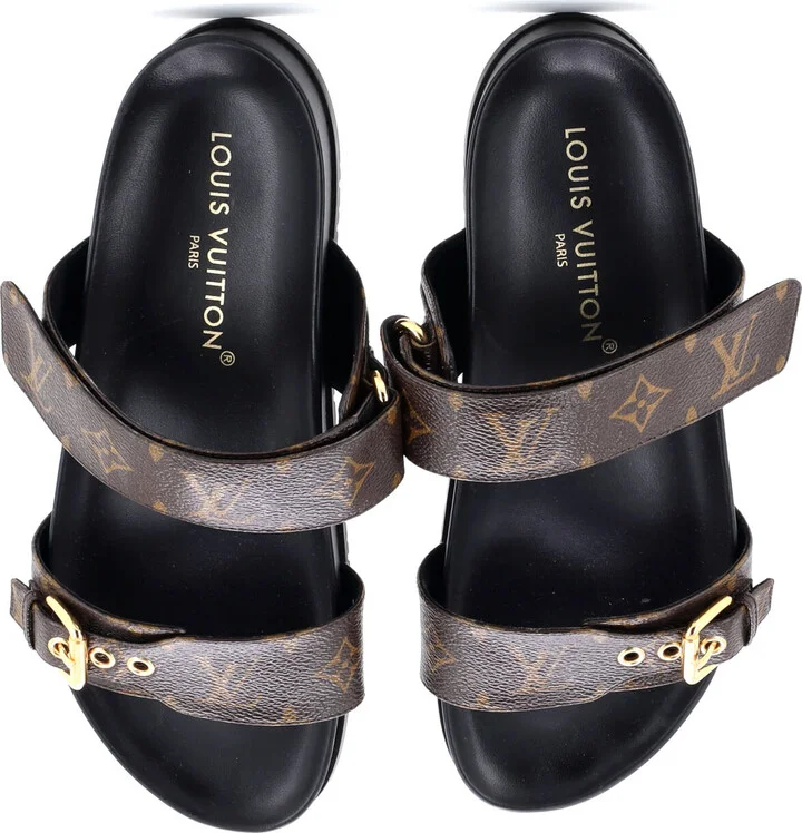 Louis Vuitton Women's Bom Dia Flat Mules Monogram Canvas - Image 2