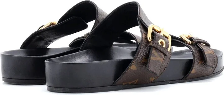 Louis Vuitton Women's Bom Dia Flat Mules Monogram Canvas - Image 3