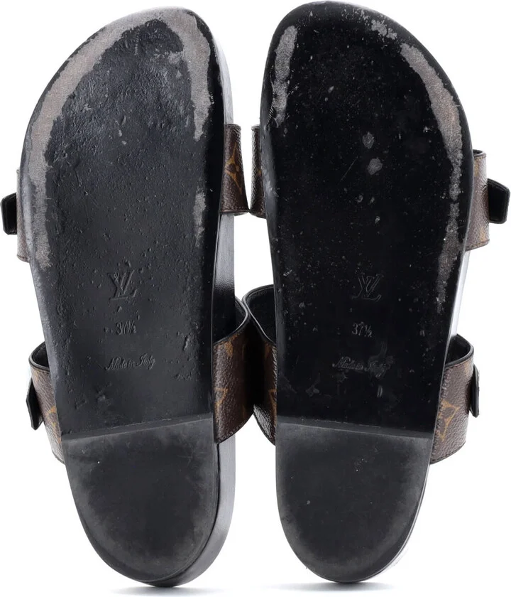 Louis Vuitton Women's Bom Dia Flat Mules Monogram Canvas - Image 4