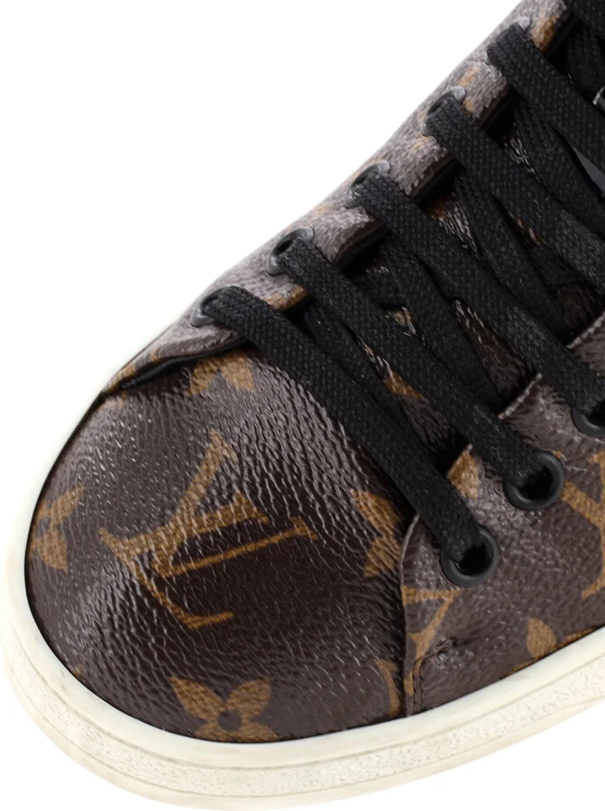 Louis Vuitton Women's FrontRow Sneakers Monogram Canvas with Patent - Image 5