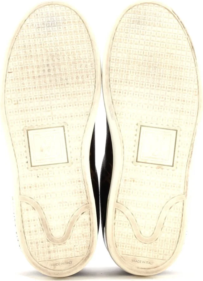 Louis Vuitton Women's FrontRow Sneakers Monogram Canvas with Patent - Image 4