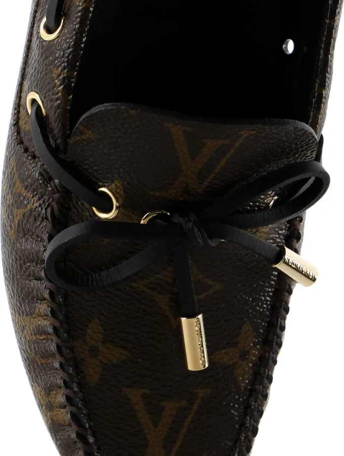 Louis Vuitton Women's Gloria Flat Loafers Monogram Canvas - Image 5