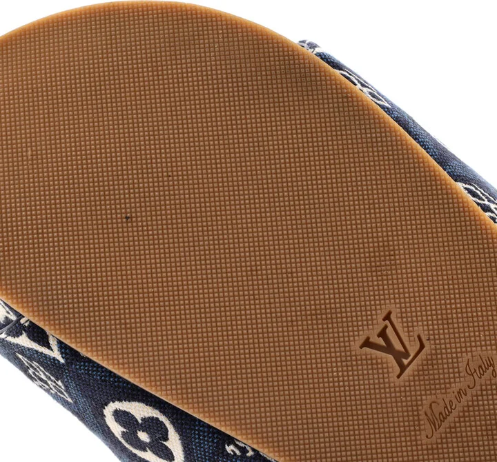 Louis Vuitton Women's Jumbo Flatform Mule Sandals Limited Edition Since 1854 Monogram Jacquard - Image 6