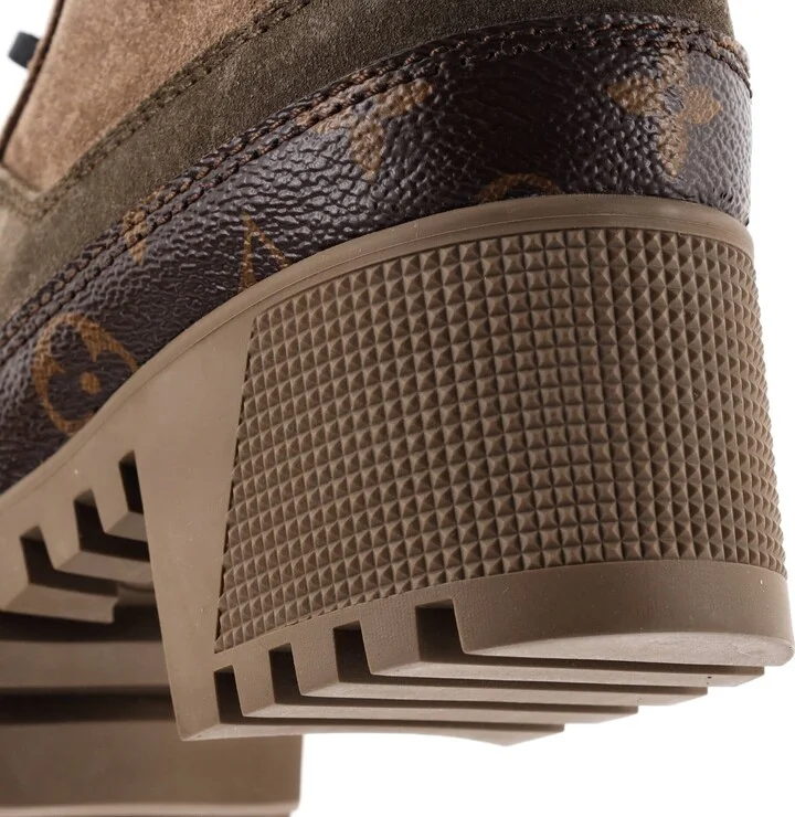 Louis Vuitton Women's Laureate Platform Desert Boots Leather with Suede - Image 6