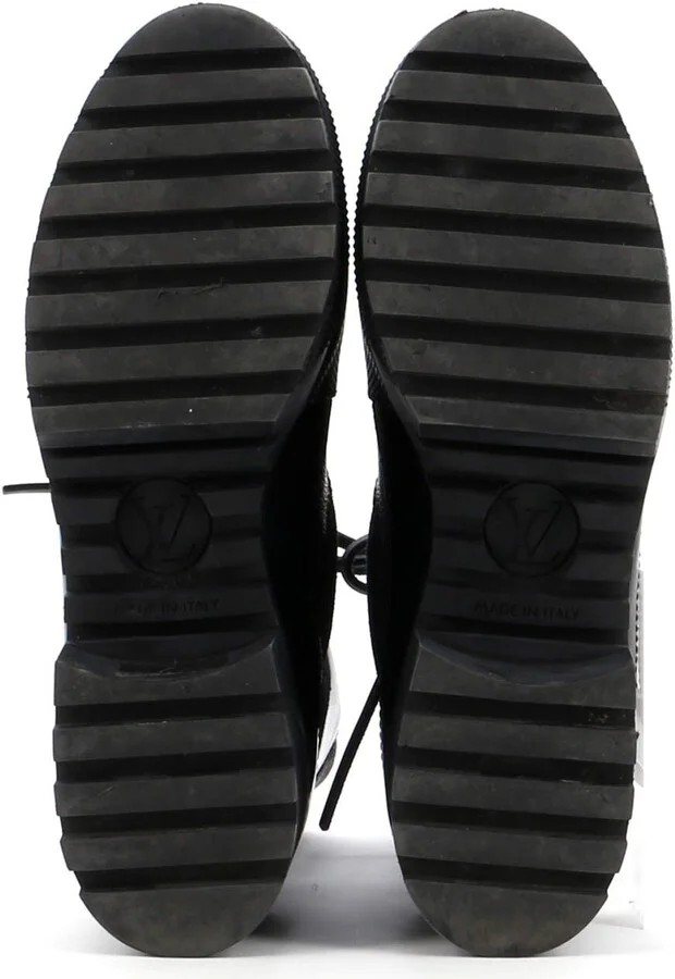 Louis Vuitton Women's Laureate Platform Desert Boots Limited Edition World Tour Suede with Monogram Canvas and Leather - Image 4