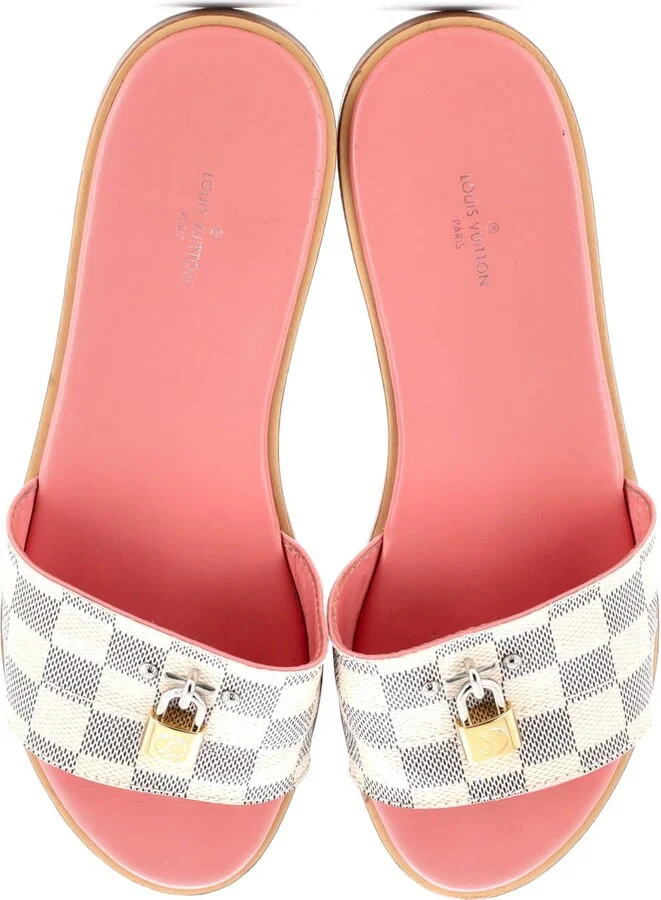 Louis Vuitton Women's Lock It Flat Mule Sandals Damier - Image 2