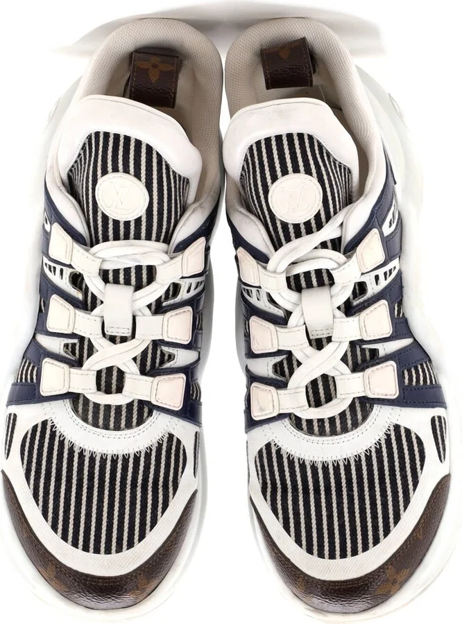 Louis Vuitton Women's LV Archlight Sneakers Canvas with Leather and Monogram Coated Canvas - Image 2
