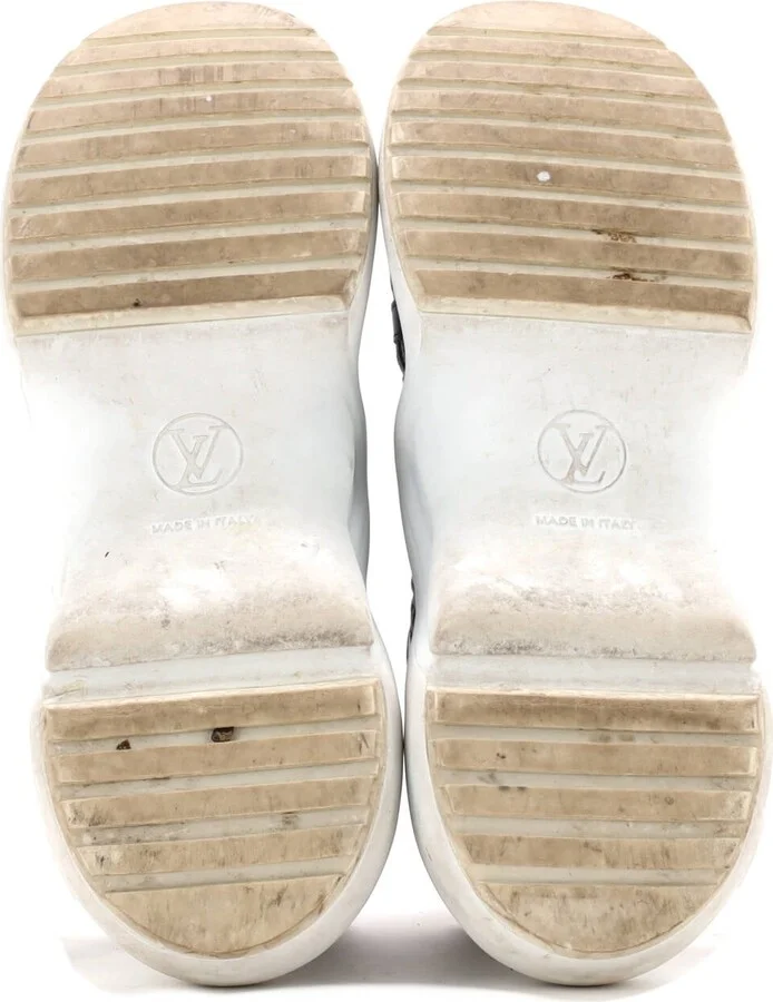 Louis Vuitton Women's LV Archlight Sneakers Canvas with Leather and Monogram Coated Canvas - Image 4