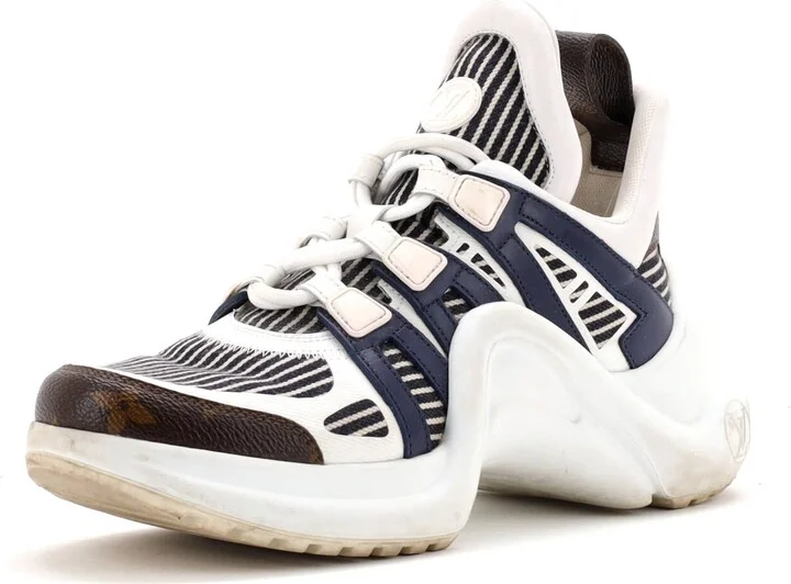 Louis Vuitton Women's LV Archlight Sneakers Canvas with Leather and Monogram Coated Canvas