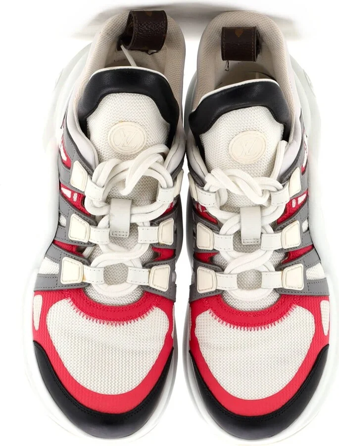 Louis Vuitton Women's LV Archlight Sneakers Fabric and Leather - Image 2