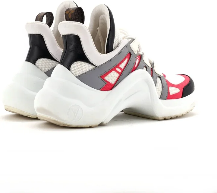 Louis Vuitton Women's LV Archlight Sneakers Fabric and Leather - Image 3