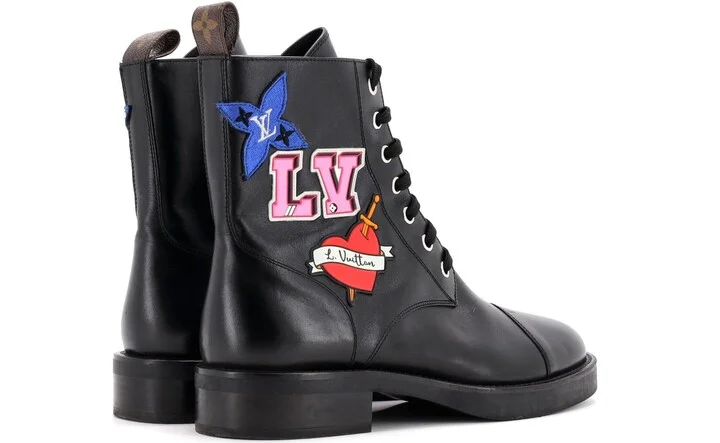 Louis Vuitton Women's Monogram Territory Flat High Ranger Boots Leather - Image 3