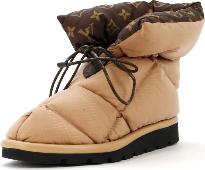 Louis Vuitton Women's Pillow Comfort Ankle Boots Nylon