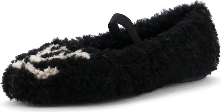 Louis Vuitton Women's Popi Ballerina Flats Shearling