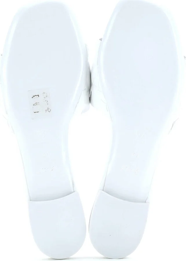Louis Vuitton Women's Revival Flat Mule Sandals Monogram Embossed Leather - Image 4