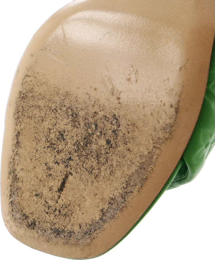 Louis Vuitton Women's Revival Heeled Mules Monogram Embossed Leather - Image 6