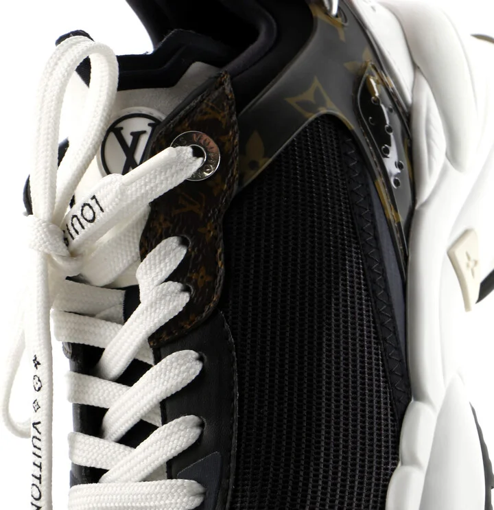 Louis Vuitton Women's Run 55 Sneakers Mixed Materials - Image 5