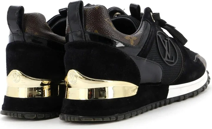 Louis Vuitton Women's Run Away Sneakers Mesh with Monogram Canvas and Suede - Image 3