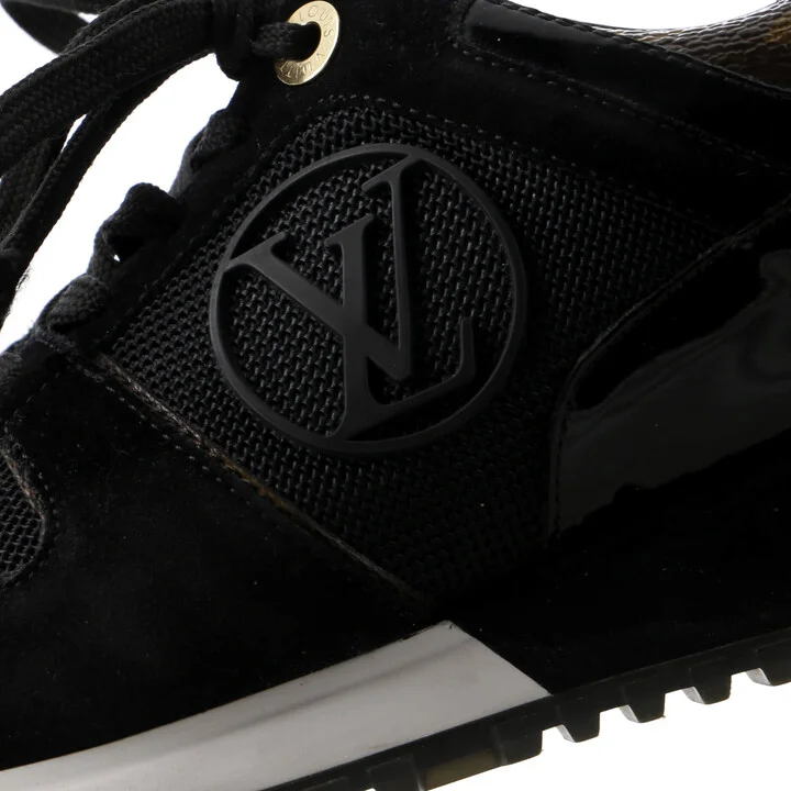 Louis Vuitton Women's Run Away Sneakers Mesh with Monogram Canvas and Suede - Image 5