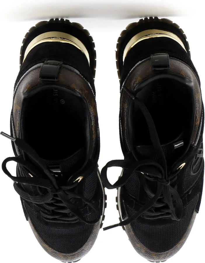 Louis Vuitton Women's Run Away Sneakers Mesh with Monogram Canvas and Suede - Image 2