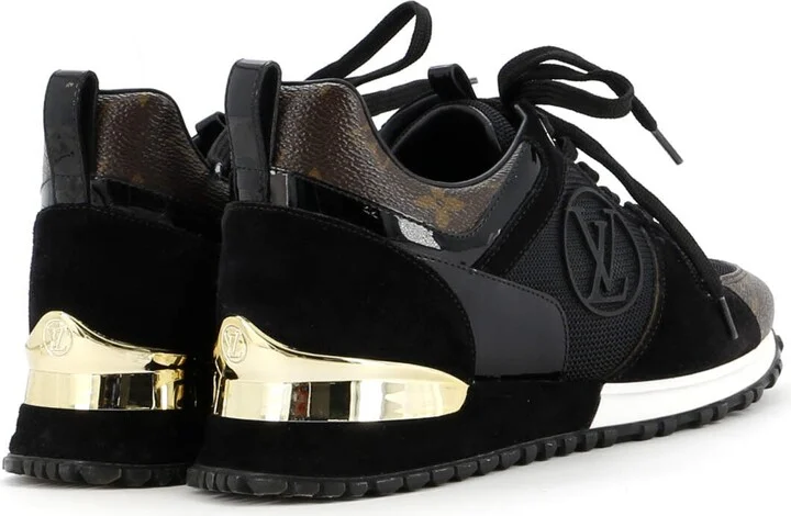 Louis Vuitton Women's Run Away Sneakers Mesh with Monogram Canvas and Suede - Image 3