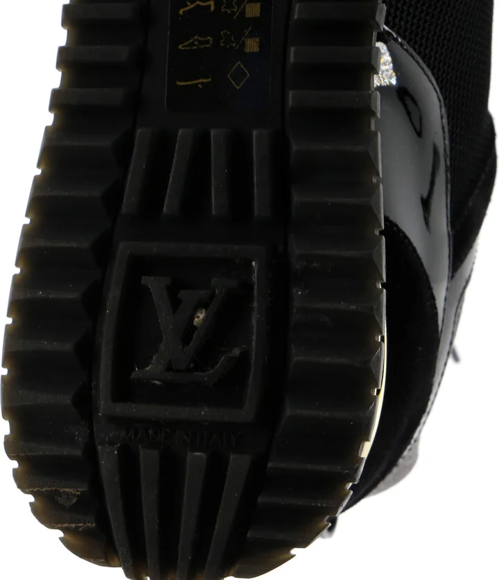 Louis Vuitton Women's Run Away Sneakers Mesh with Monogram Canvas and Suede - Image 6