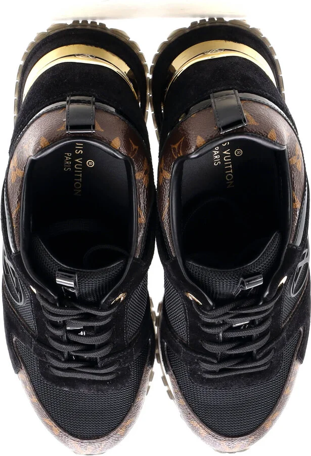 Louis Vuitton Women's Run Away Sneakers Mesh with Monogram Canvas and Suede - Image 2