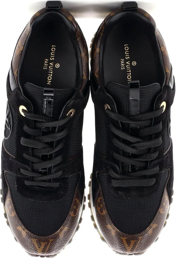 Louis Vuitton Women's Run Away Sneakers Mesh with Monogram Canvas and Suede - Image 2