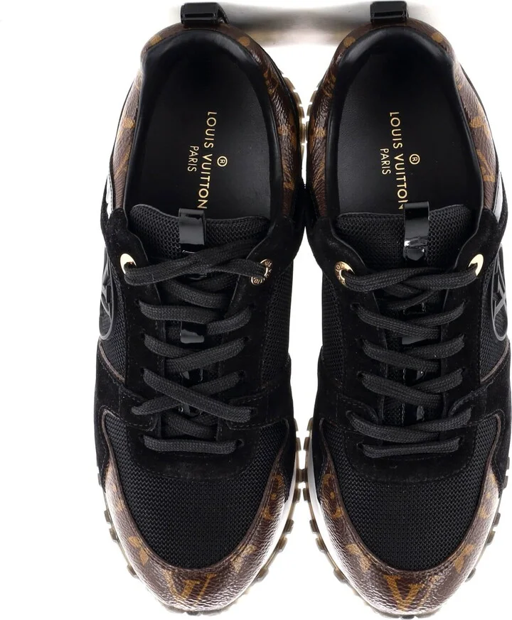 Louis Vuitton Women's Run Away Sneakers Mesh with Monogram Canvas and Suede - Image 2
