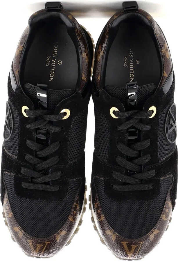 Louis Vuitton Women's Run Away Sneakers Mesh with Monogram Canvas and Suede - Image 2