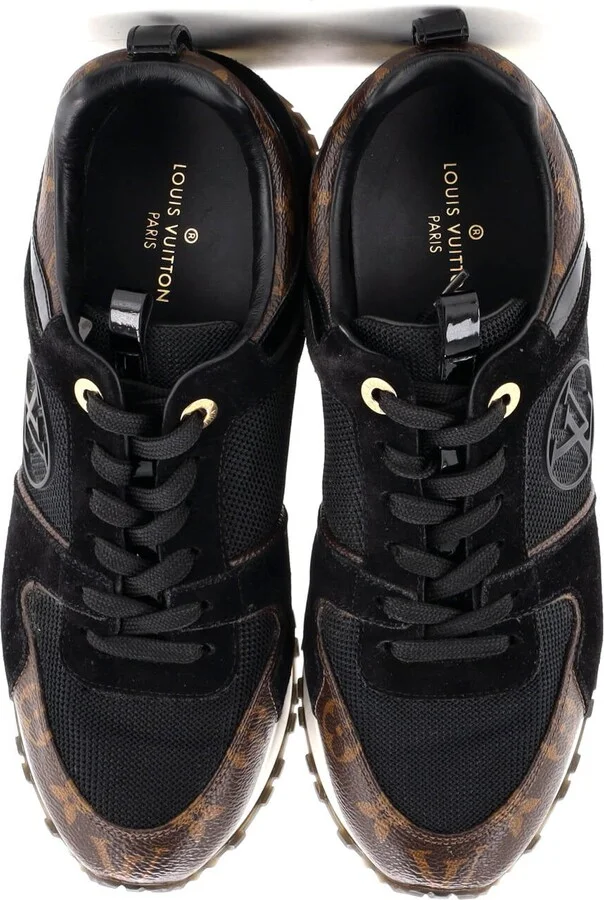 Louis Vuitton Women's Run Away Sneakers Mesh with Monogram Canvas and Suede - Image 2