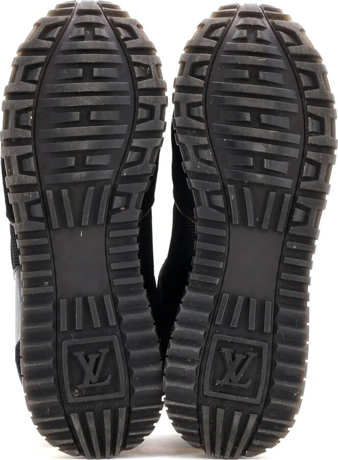 Louis Vuitton Women's Run Away Sneakers Mesh with Monogram Canvas and Suede - Image 4