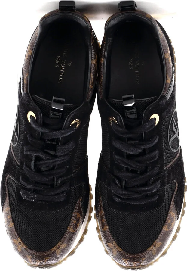 Louis Vuitton Women's Run Away Sneakers Mesh with Monogram Canvas and Suede - Image 2