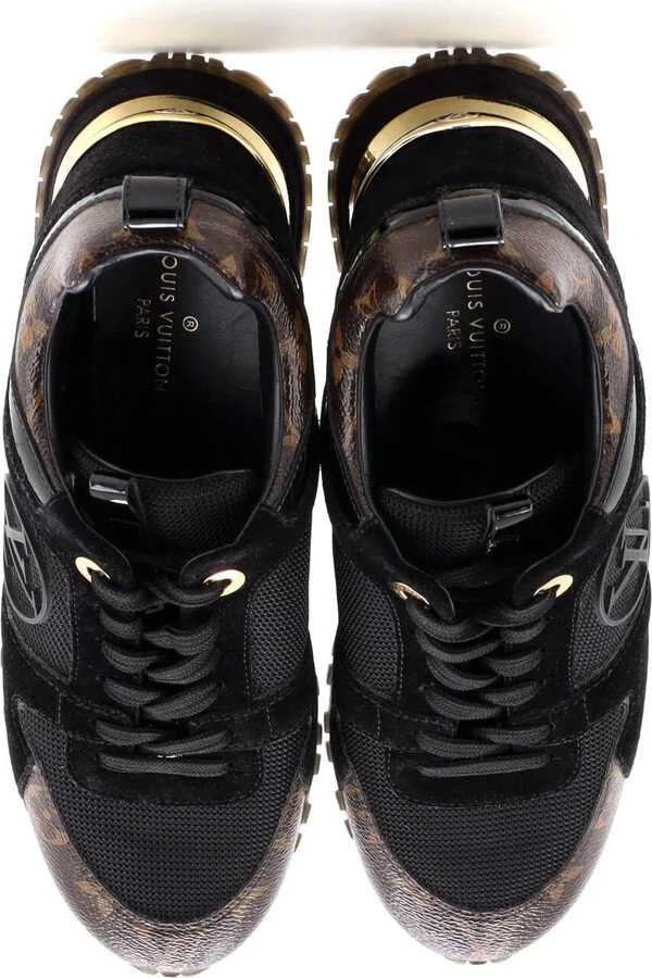 Louis Vuitton Women's Run Away Sneakers Mesh with Monogram Canvas and Suede - Image 2